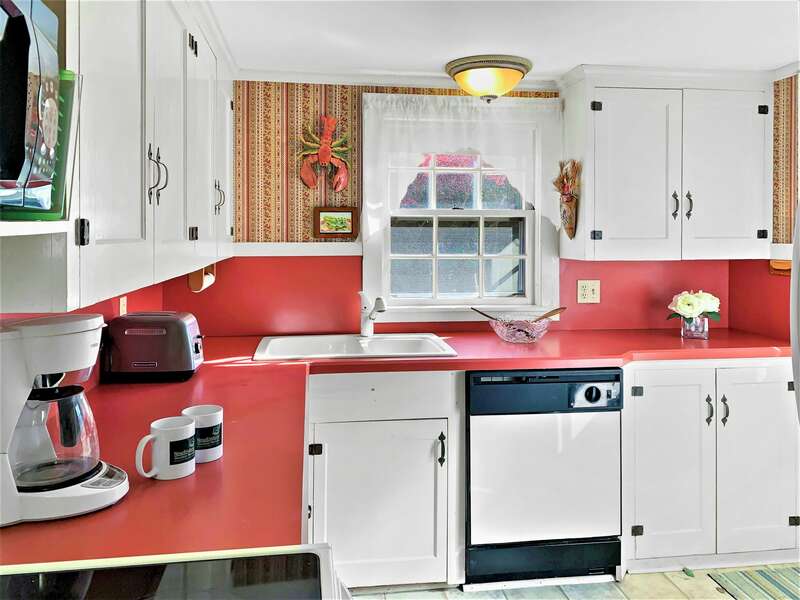 Kitchen with updated appliances - 13 Lincoln Village - Harwich Port -Cape Cod -New England Vacation Rentals