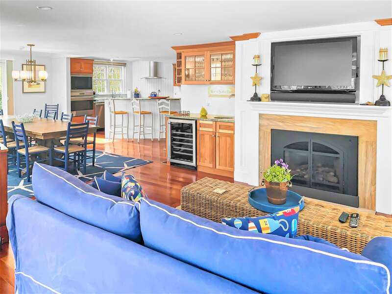 Another look from 2nd seating area in living room -14 Hallett Lane -Chatham- Cape Cod- New England Vacation Rentals