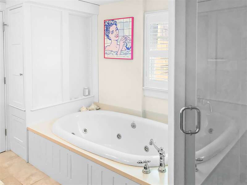 Relax in in jacuzzi tub - 14 Hallett Lane -Chatham- Cape Cod- New England Vacation Rentals