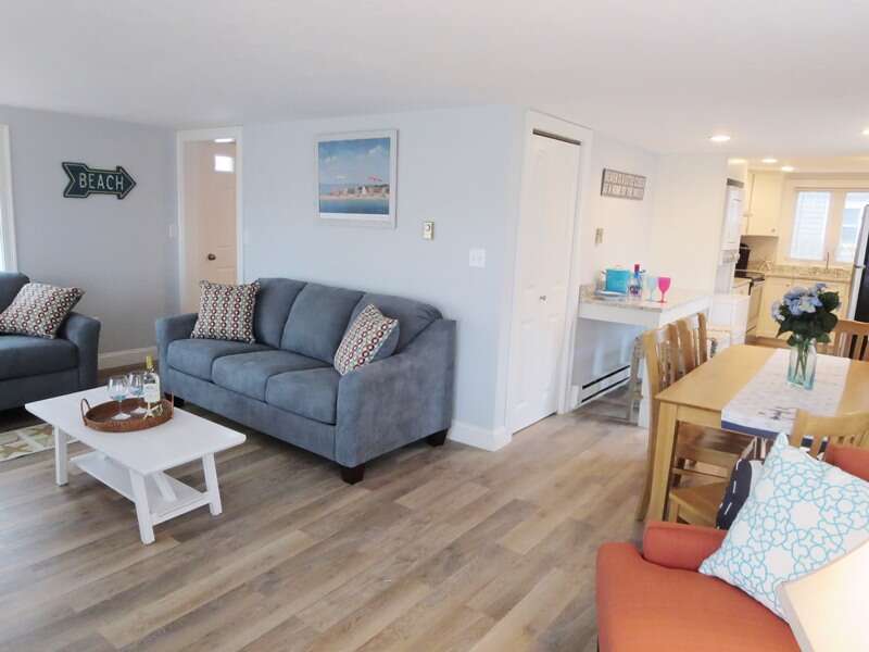 View toward dining area -  15 Oyster Drive- Chatham- Cape Cod -New England Vacation Rentals