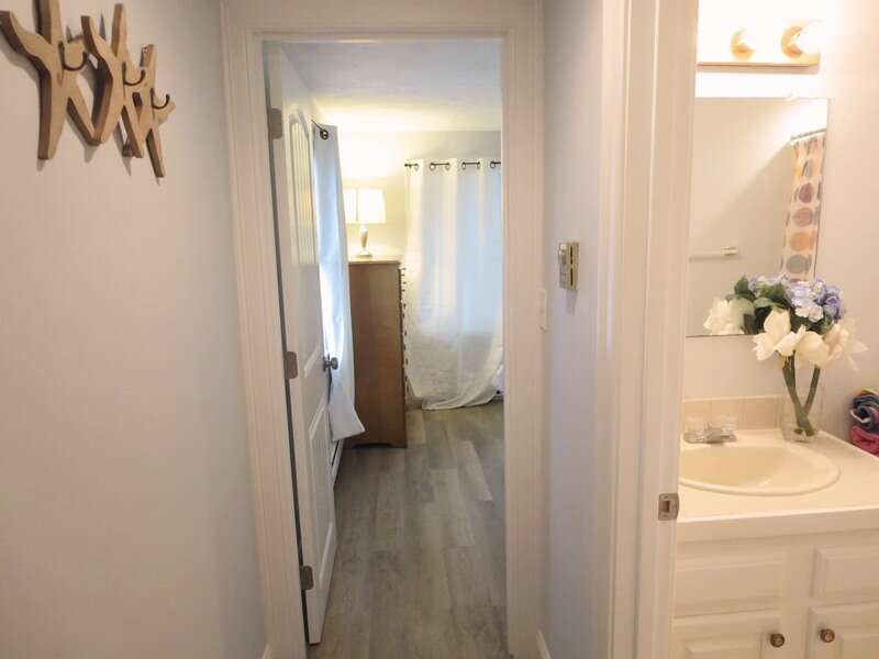 Hallway to 1st floor bedroom and bath - 15 Oyster Drive- Chatham- Cape Cod -New England Vacation Rentals