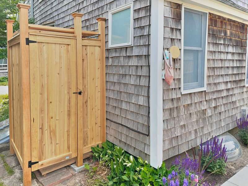 Outdoor shower - 17 Ocean Avenue Harwich Port Cape Cod New England Vacation Rentals