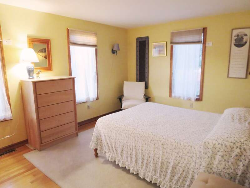 1st floor bedroom with a queen bed - 17 Uncle Venies South Harwich Cape Cod New England Vacation Rentals