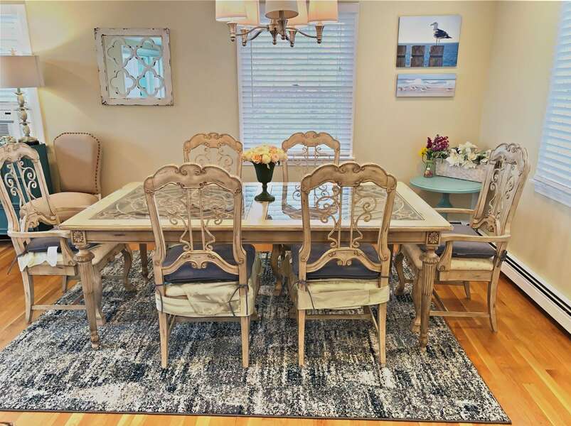 Large dining table! - 19 Bob White Lane South Harwich Cape Cod New England Vacation Rentals