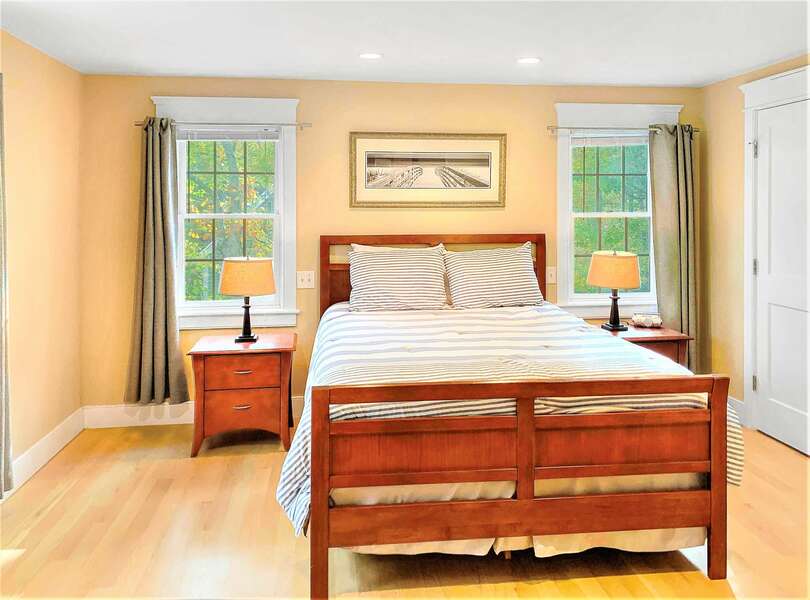 2nd floor bedroom with a Queen bed, TV, - 22 Charlene Lane- Harwich- Cape Cod- New England Vacation Rentals