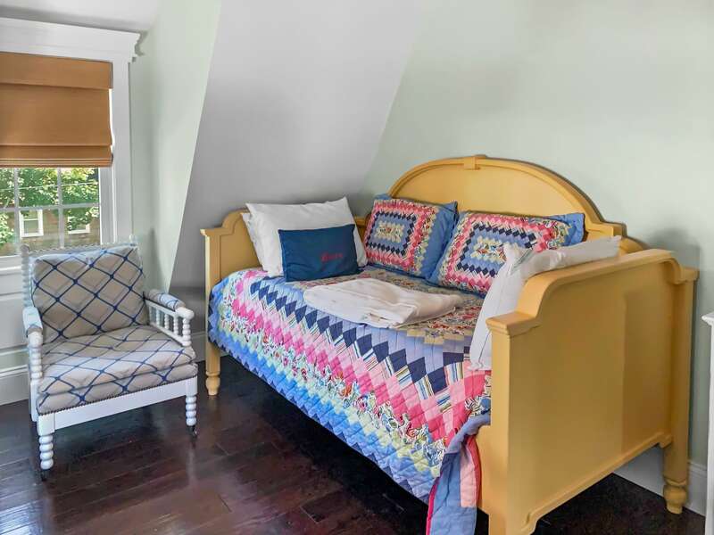 Bedroom 3 with 3 Twin beds and en suite bath - 32 Bearses By Way- Chatham Cape Cod New England Vacation Rentals