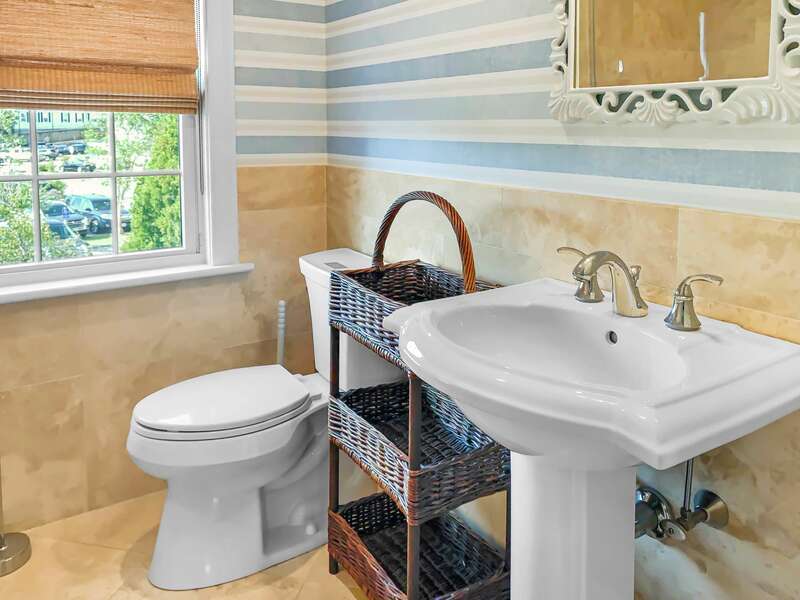 En suite bathroom with a shower - 32 Bearses By Way- Chatham Cape Cod New England Vacation Rentals