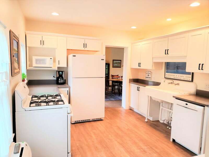 New refreshed updated kitchen-38 Pleasant Street Harwich Port Cape Cod New England Vacation Rentals