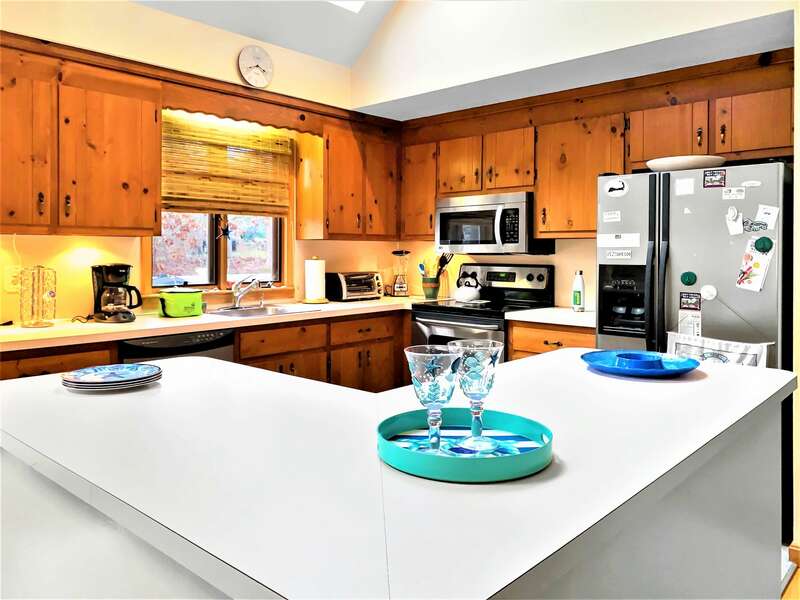 Open Kitchen - fully equipped - 122 Tracy Lane Brewster Cape Cod New England Vacation Rentals