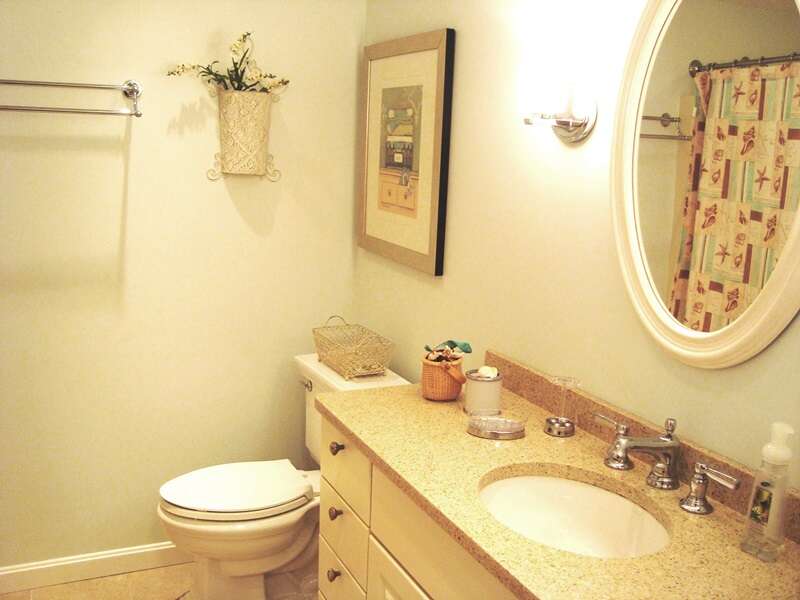 Bath off hall on first floor - 138 Soundview Avenue Chatham Cape Cod New England Vacation Rentals