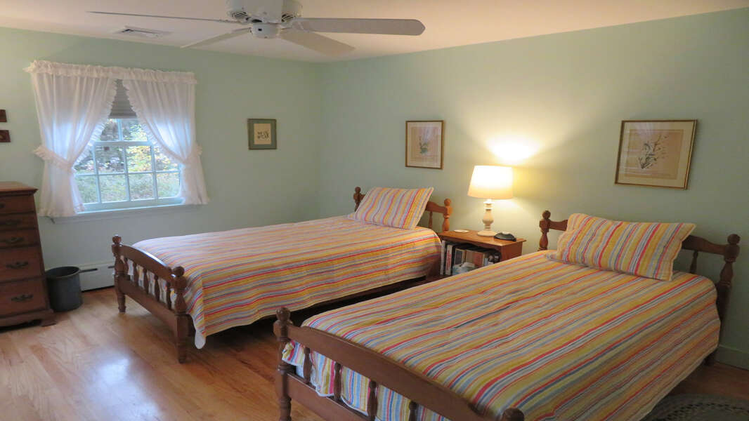 Bedroom 4 with Twins- bath off hall - Waterfront North Chatham Cape Cod New England Vacation Rentals