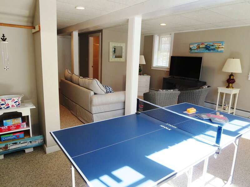 Ping pong and games - 14 Capri Lane -Chatham Cape Cod- New England Vacation Rentals