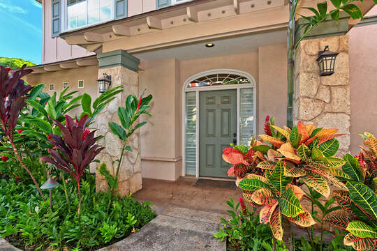 Beautiful Entry Way to Ko Olina Kai Golf Estate.