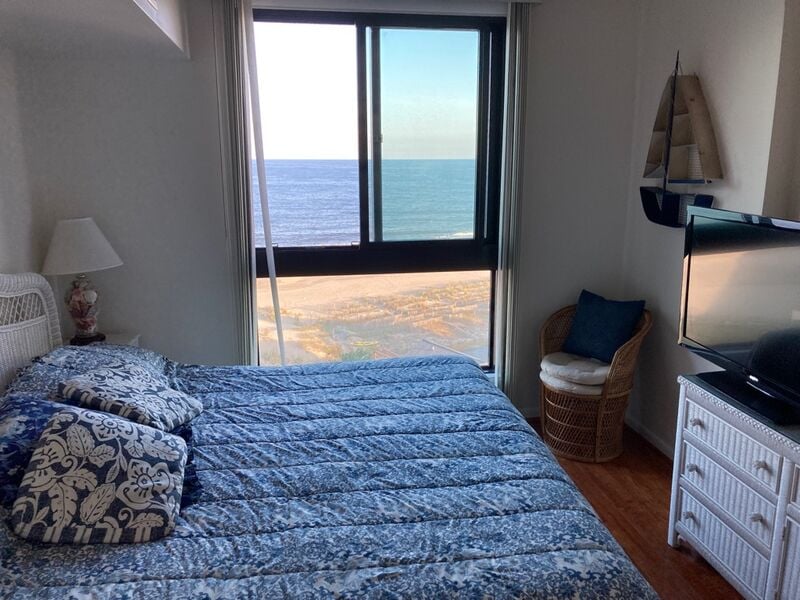 Master Bedroom with view of the ocean