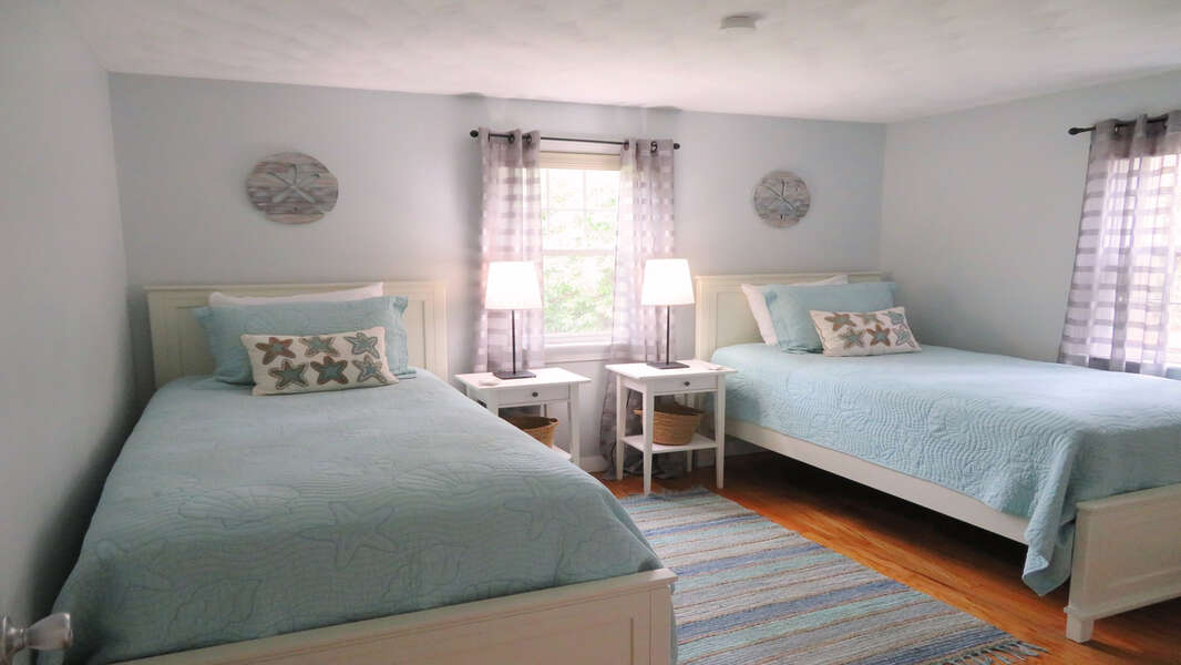 Bedroom #2 with 2 twins - 13 Carol Lane West Harwich Cape Cod New England Vacation Rentals