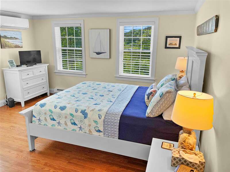 View from hall into bedroom - 109 Misty Meadow Lane #1 Chatham Cape Cod New England Vacation Rentals