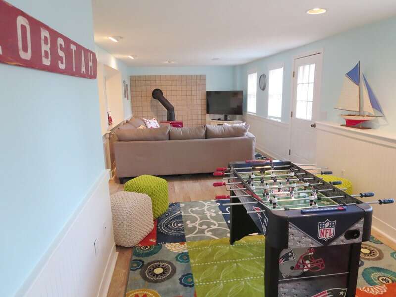 Game room with foosball - 93 Pine Ridge Road Chatham Cape Cod New England Vacation Rentals