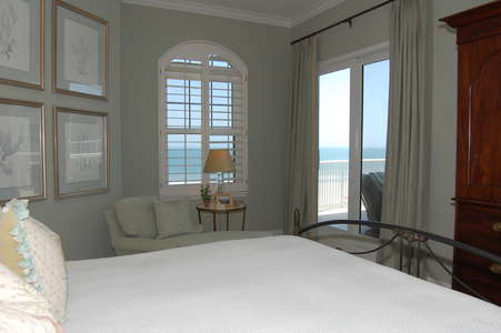 Master Bedroom with Balcony Access and Ocean Views