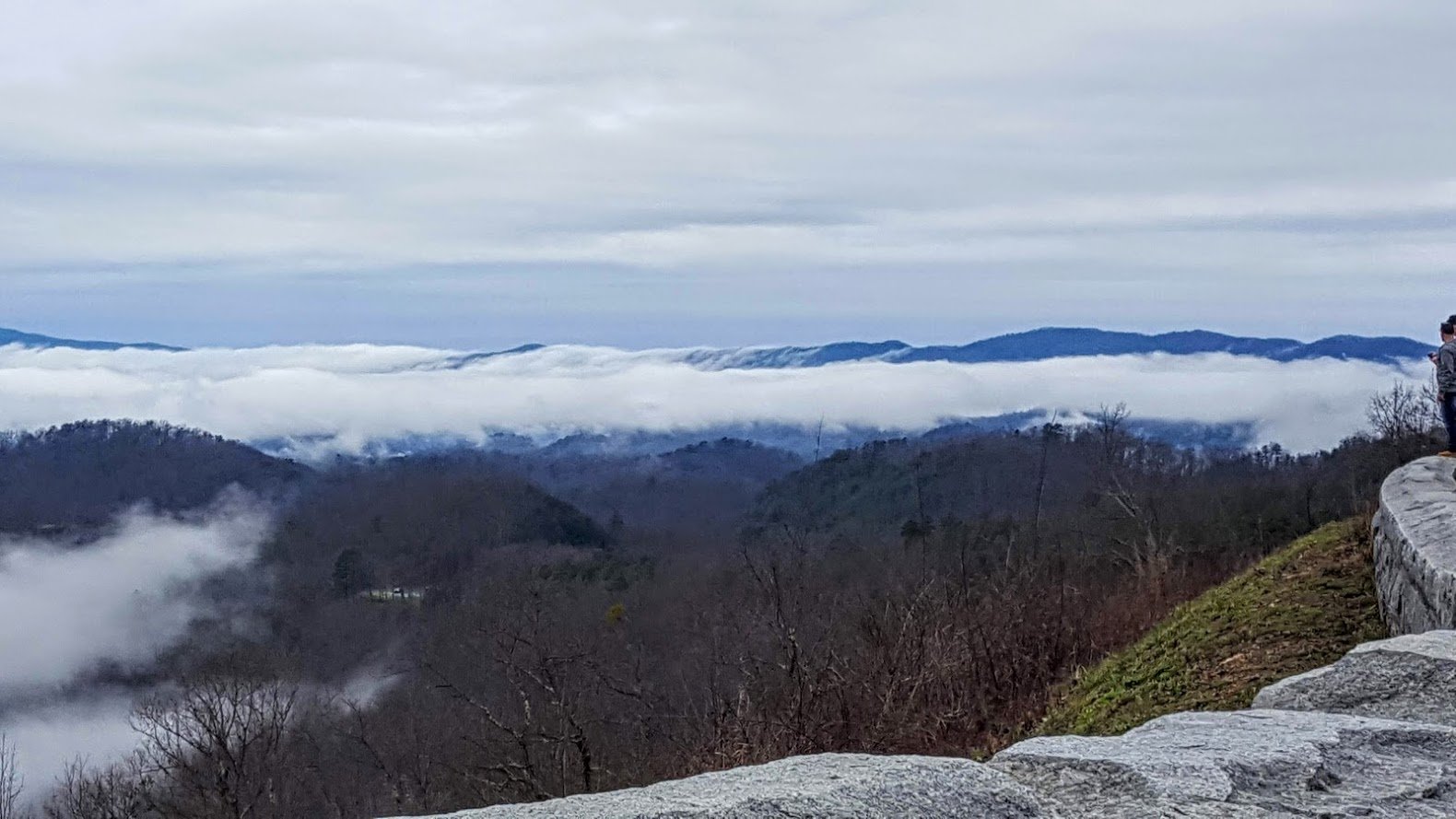 Above the clouds on the Foothills Parkway