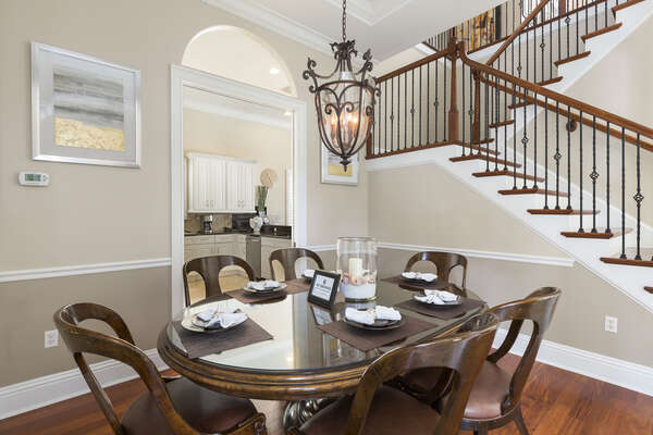 Formal Dining Room with seating for six