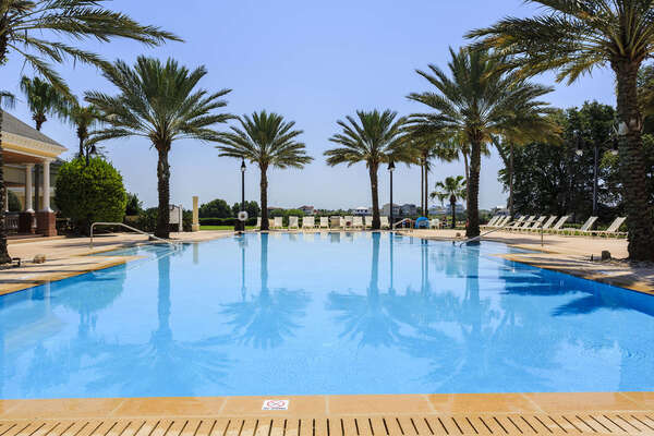 Seven Eagles Pool Complex - heated infinity pool, hot tub, cabana bar, and fitness center