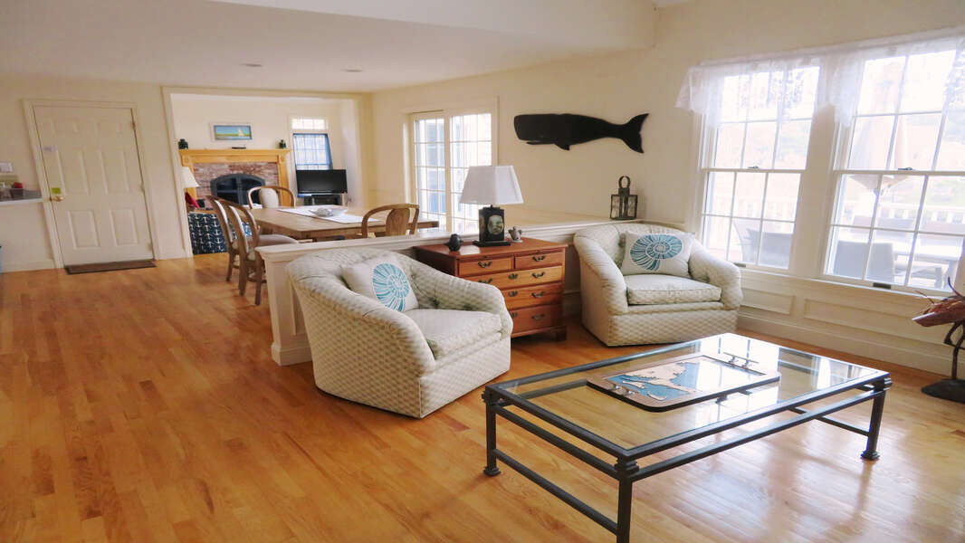 2nd sitting area -open to dining and kitchen- 151 Sky Way Chatham Cape Cod New  England Vacation Rentals