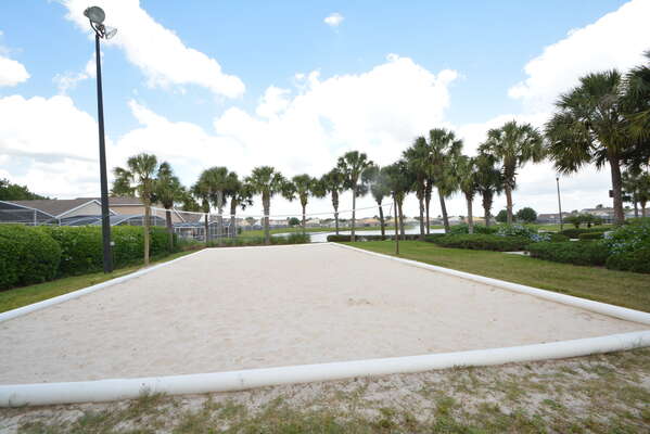 On-site facilities: beach volleyball court