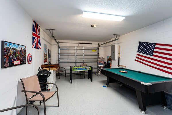 games room  showing pool table