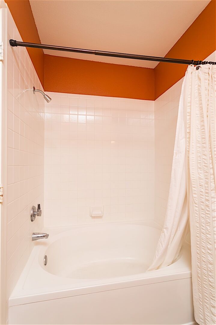 Bath/shower combo