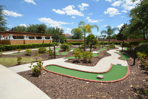 On-site facilities: crazy golf