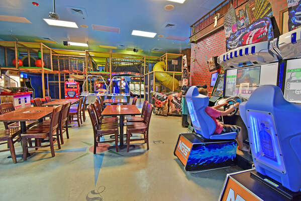 On-site facilities:- Gaming arcade