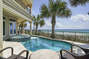 Ocean facing pool at this Destiny By The Sea House Rentals
