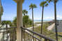 View of beach from this vacation rental