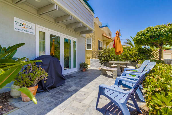 Outdoor Patio at this san diego vacation home rental