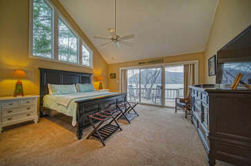Image of Main Level Master Bedroom.