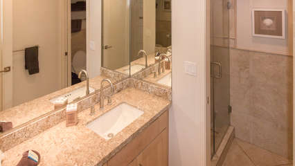 A105 Bathroom, Vanity and Shower