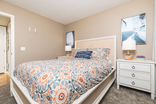 Guest Bedroom #1 - Queen Bed - Ground Floor inside our Vacation Rental in San Diego California