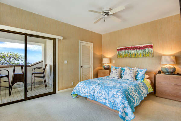 Bedroom 3 with Queen Bed and Private Lanai