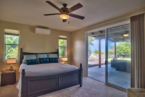 Primary Bedroom with Ocean Views and Lanai Access