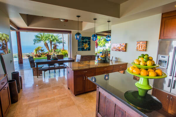 Gourmet Kitchen in this home for rent Kailua Kona HI.