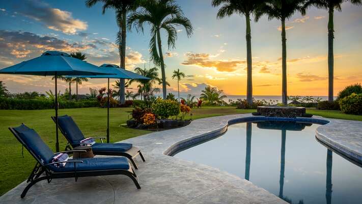 Private pool & beautiful sunsets found at Kamilo House
