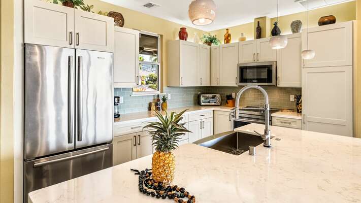 Beautiful kitchen and fully equipped