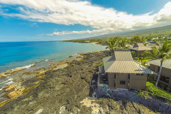 Aerial View of the Kona Hawai'i vacation rental
