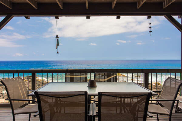 View from this Kona Hawaii vacation rental