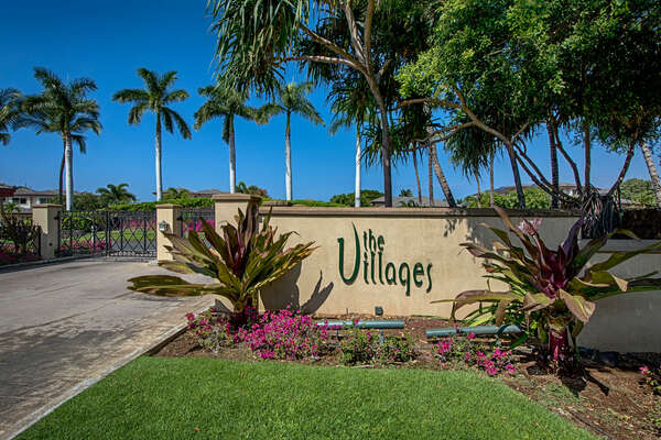 View of the Entrance to The Villages at Mauna Lani