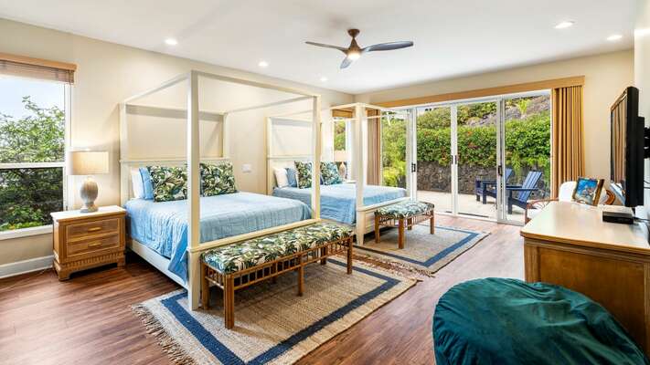 3rd Bedroom suite with private lanai