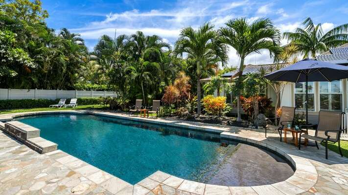 Hawaiian Honu House private pool