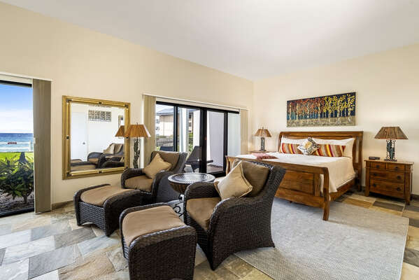 Primary Suite with Ocean Views and Lanai Access