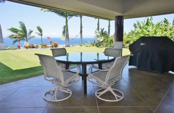 Outdoor Dining Table with Seating for 8
