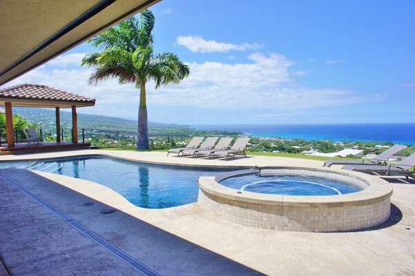 Private Pool and Plunge Pool in our Lani Ahe in Kahakai Estates